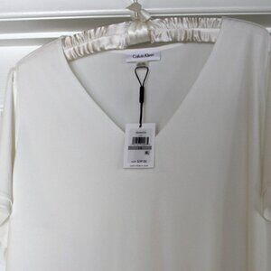 Calvin Klein Ivory Top NWT Size 1X